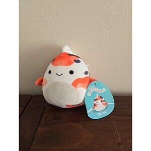 New! 5" Squishmallows DANDII the Koi Fish Plush Toy 2024